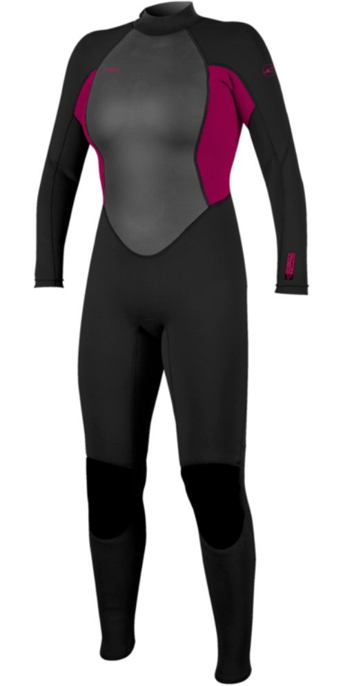2026 O'Neill Womens Epic 3/2mm GBS Back Zip Wetsuit 4213B - Black